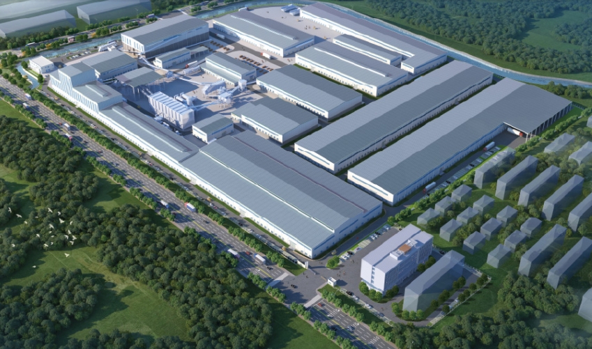 智慧綠色高端家具板材項目廠區工程